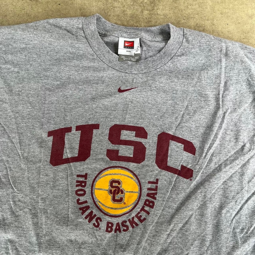 1990s Center Swoosh USC Basketball Shirt size XXL